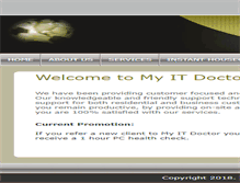 Tablet Screenshot of myitdoctor.com